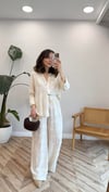 AÇIK BEJ 4827 NAKIŞLI PANTOLON