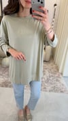 AÇIK ÇAĞLA 7523 BASKILI SWEATSHİRT 