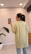 AÇIK HAKİ 27268 ÇİZGİLİ BASİC GÖMLEK