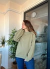 AÇIK HAKİ KUŞ DESEN SWEAT