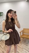 AÇIK KAHVE 1008 BALON ELBİSE 