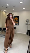 AÇIK KAHVE 1013 KETEN TAKIM 