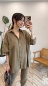 AÇIK KAHVE 2048 TENSEL PANTOLON TAKIM 
