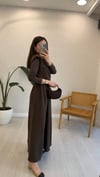 AÇIK KAHVE  4364 YELEK ELBİSE 