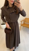 AÇIK KAHVE  4364 YELEK ELBİSE 
