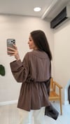 AÇIK KAHVE 6908 OVERSİZE KAP 