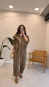 AÇIK KAHVE 7154 BOMBER PANTOLON TAKIM 