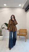 AÇIK KAHVE 9580 KISA TRENÇ 