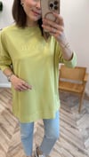 AÇIK LİME 34297 BASKILI SWEAT