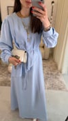 AÇIK MAVI  6779 VOLAN DTY ELBİSE