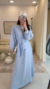 AÇIK MAVI  6779 VOLAN DTY ELBİSE