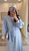 AÇIK MAVI  6779 VOLAN DTY ELBİSE