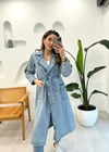 AÇIK MAVİ 6822 DENİM TRENÇ 