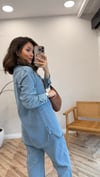 AÇIK MAVİ  7402 DENİM PANTOLON TAKIM 