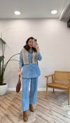 AÇIK MAVİ  7402 DENİM PANTOLON TAKIM 