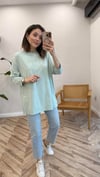 AÇIK MİNT 34297 BASKILI SWEAT