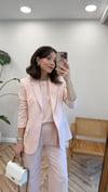 AÇIK PEMBE 0254 CEKET PANTOLON TAKIM 