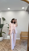 AÇIK PEMBE 0254 CEKET PANTOLON TAKIM 