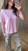 AÇIK PEMBE 1128 BASIC TSHİRT 