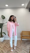 AÇIK PEMBE 27268 ÇİZGİLİ BASİC GÖMLEK 