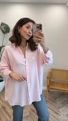 AÇIK PEMBE 7351 TENSEL GÖMLEK 