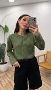 AÇIK YEŞİL 1043 ÇAPRAZ DÜĞME HIRKA