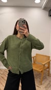 AÇIK YEŞİL 1043 ÇAPRAZ DÜĞME HIRKA