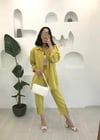 AÇIK YEŞİL KETEN TAKIM 