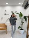 ANTRASİT 0134 YIKAMALI SWEATSHİRT