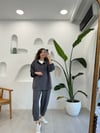 ANTRASİT 33674 NERVÜR DETAY PANTOLON 