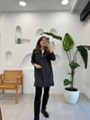 ANTRASİT 4587 FERMUAR DETAY TRİKO KAZAK