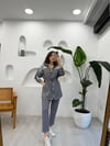 ANTRASİT 4673 SÜET SATEN TAKIM