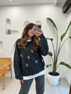 ANTRASİT 7831 BONCUKLU SWEATSHİRT