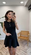 ANTRASİT 90244 VOLANLI TRİKO ELBİSE 