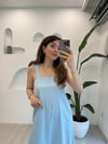 BEBE MAVİ 0009 ASKILI ELBİSE 