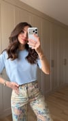 BEBE MAVİ 1128 BASIC TSHİRT 