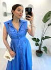 BEBE MAVİ 12162 GÖMLEK ELBİSE 