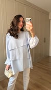 BEBE MAVİ  7219 VOLANLI TUNİK