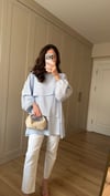 BEBE MAVİ  7219 VOLANLI TUNİK