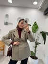 BEJ 0303 BEL BÜZGÜ DETAY CEKET 