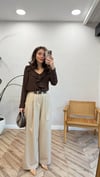 BEJ 0819 KEMERLİ PANTOLON