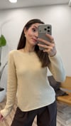 BEJ 0836 KAYIK YAKA SİMLİ KAZAK 