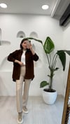 BEJ 1118 BORU PAÇA DERİ PANTOLON