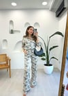 BEJ 16036 DESENLİ SATEN PANTOLON