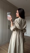 BEJ 2467 PELERİN DETAY ELBİSE 