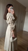 BEJ 2467 PELERİN DETAY ELBİSE 