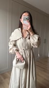 BEJ 2467 PELERİN DETAY ELBİSE 
