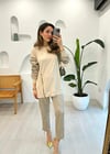 BEJ 4457 KOL SATEN SWEATSHİRT
