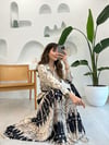 BEJ 4771 SATEN GÖMLEK ELBİSE