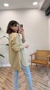 BEJ 4825 BROŞLU TENSEL GÖMLEK